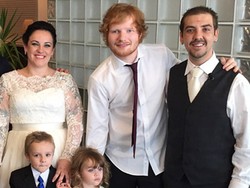 Ed Sheeran Jadi Tamu Tak Diundang di Pernikahan Pasangan Ini