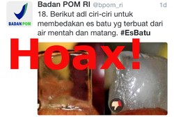Awas Hoax! Matang Tidaknya Es Batu Tak Kelihatan dengan Mata Telanjang