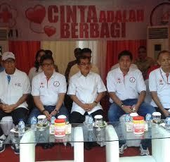 JK Buka Acara Donor Darah di Bundaran HI