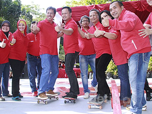 Bima Arya Resmikan Taman SkateBoard