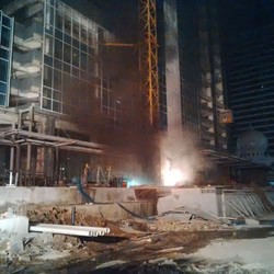 Kebakaran Centennial Tower Diduga dari Korsleting Listrik di Gudang Material