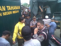 Ugal-ugalan, 3 Mobil Tahanan Kejari Medan Tabrakan Beruntun