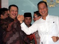 Ketika Bamsoet dan Agus Gumiwang Salam Komando