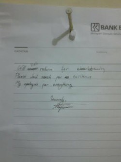 Pesan Terakhir Mahasiswa FMIPA UI: Will Not Return, Please Dont Search