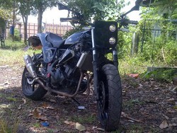 Kawasaki Ninja 250cc Bergaya Amerika Flat Tracker