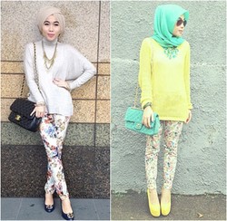 Tips Padu Padan Hijab dengan Celana Bermotif Agar Tak Terlihat Santai