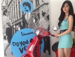 Natasha, Gadis Cantik Berparas Oriental yang Demen Motor Vintage