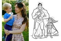 Lewat Kartun, Ibu Ini Tunjukkan pada Anak-anak Bahwa Superhero pun Menangis