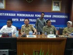 Ini Pesan Wali Kota Jakut di Hadapan Ahok dan M Taufik Saat Musrenbang