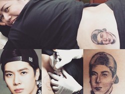 Nge-fans Berat, Cewek Ini Bikin Tato Wajah 2PM dan Jackson GOT7 di Badan