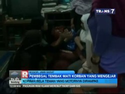 Sadis! Begal Motor Tembak Mati Orang yang Mengejarnya