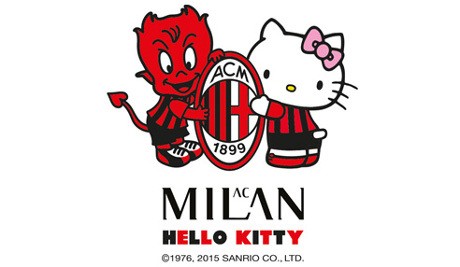 Hello Kitty Berseragam Rossoneri