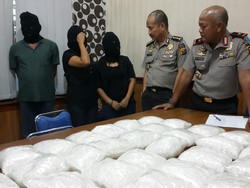 Polda Riau Tangkap 46,5 Kg Sabu dan Bandar Narkoba WN Malaysia