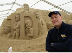 Zayn Malik Sampai Harry Potter Jadi Patung Pasir di Inggris