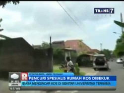 Pencuri Spesialis Rumah Kos Dibekuk