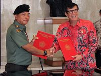 Panglima dan Menkum HAM Teken MoU Prajurit TNI Jaga Lapas