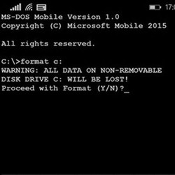 Awas Kecele! Ponsel Windows Phone Pakai DOS