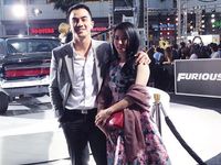 Joe Taslim Eksis di Premiere 'Furious 7' Hollywood