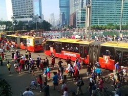 Long Weekend, Car Free Day Lebih Ramai Dipadati Pengunjung