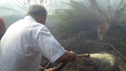 Menhut LH: TNI, Polri dan Warga Bahu Membahu Padamkan Kebakaran di Riau