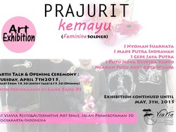 Lima Seniman Bali Gelar Pameran Prajurit Kemayu di Yogyakarta