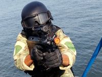 TNI AL Gelar Simulasi Pembebasan Kapal dari Pembajak