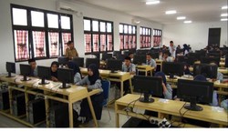 Ujicoba UN Online di Pekanbaru, Peserta Temukan Sejumlah Kendala