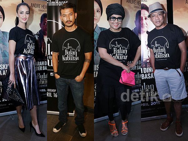 Suasana Pemutaran Film 'Bulan di Atas Kuburan'