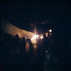 Gudang Kursi Impor di Margomulyo Permai Terbakar