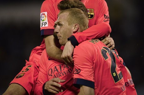 Laju Oke Barca di Laga Away