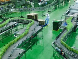 Pabrik Minuman Anthony Salim Cs di Sukabumi Mampu Produksi 800 Botol/Menit