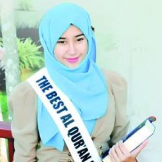 Raabiatul Adawiyyah, Calon Menantu Sultan Brunei yang Juara Baca Alquran
