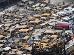 Diler Terbakar, Lebih dari 500 Mobil Dilalap Api