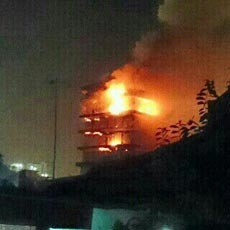 Mesin Glycerin PT Wilmar Nabati di Gresik Terbakar