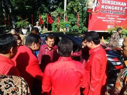 JK Hadir di Kongres PDIP, Disambut Tjahjo dan Pramono