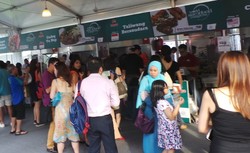 Hari Pertama WSF Jambore, Makanan Indonesia Ludes Diserbu Pengunjung