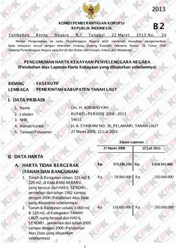 Ini Profil Kekayaan Anggota DPR Adriansyah yang Ditangkap KPK