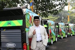 Mobil Penyapu Jalan Ini akan Bebersih di Area Penyelenggaraan KAA