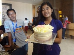 Pinta, Biduan Dangdut Soul Rider Jalur Selatan yang Ultah di Jalan