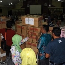 Naskah Soal UN SMA Sederajat Didistribusikan ke Polsek