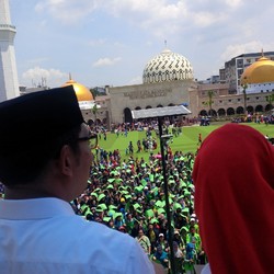 Ribuan Relawan Flash Mob untuk KAA, ini Formasinya