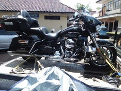 Ini Dia Penampakan Harley yang Tabrak Motor di Tasikmalaya