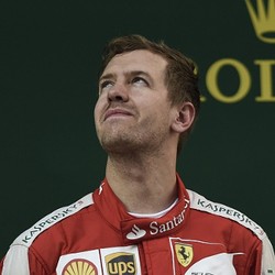 Tak Menang, Vettel Tetap Gembira karena Masih Akrabi Podium