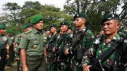 KSAD Cek Kesiapan 3.150 TNI yang akan Amankan Peringatan 60 Tahun KAA