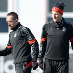 Ribery & Schweinsteiger Dipastikan Absen