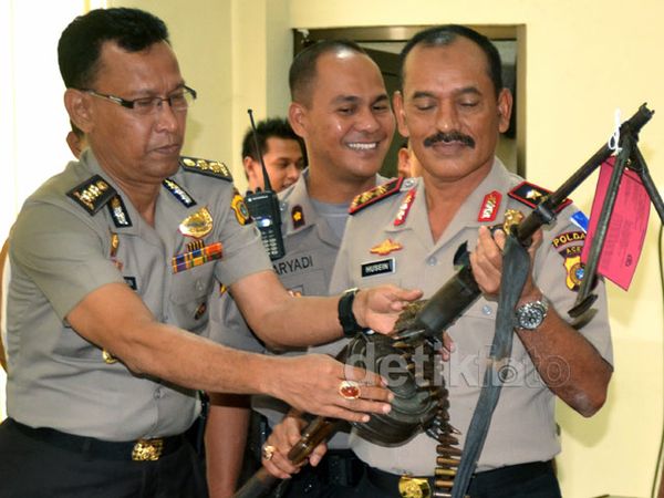 Polisi Sita Peluru dan Senpi dari Kelompok Din Minimi