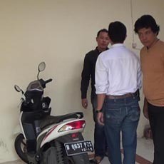 Pencuri Ini Nekat Curi Motor Anggota Marinir
