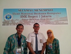 Pesan Siswa dan Guru SMKN 1 Boedoet Jakarta untuk Jokowi soal UN Komputer