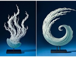 Unik! Binatang Laut Jadi Patung Kaca Menakjubkan