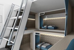 Tempat Tidur Pramugari di Pesawat yang Akan Bikin Iri